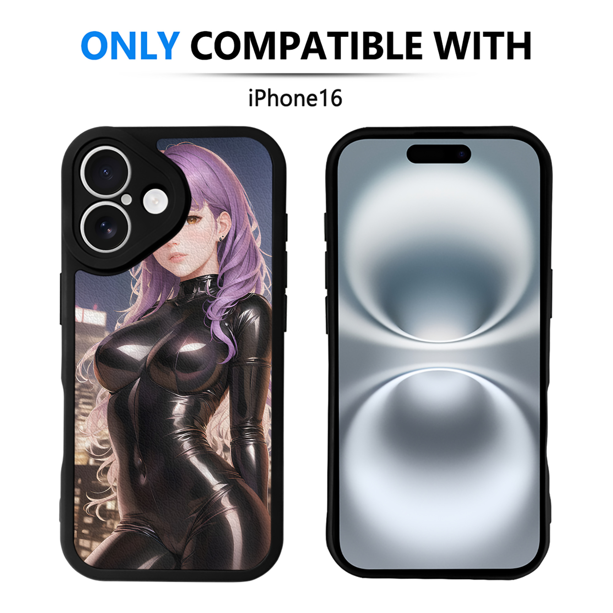（画像用） EVA 新世紀エヴァンゲリオン 【iPhone 16シリーズ対応】シリコンスマホケース（レザー調） 材質：シリコン